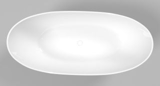 Ванна из искусственного камня Whitecross Ruby 0202.170075.100 170x75см белый глянец